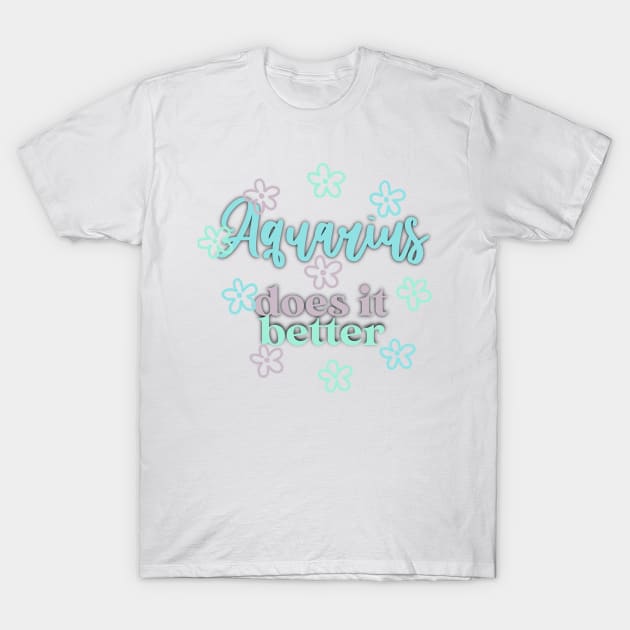 Aquarius T-Shirt by nicolecella98